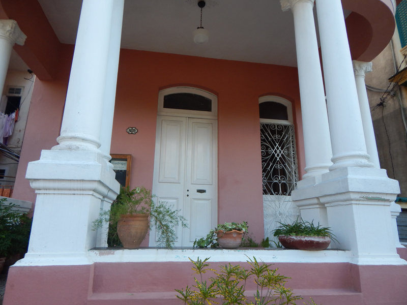 entrance of the house